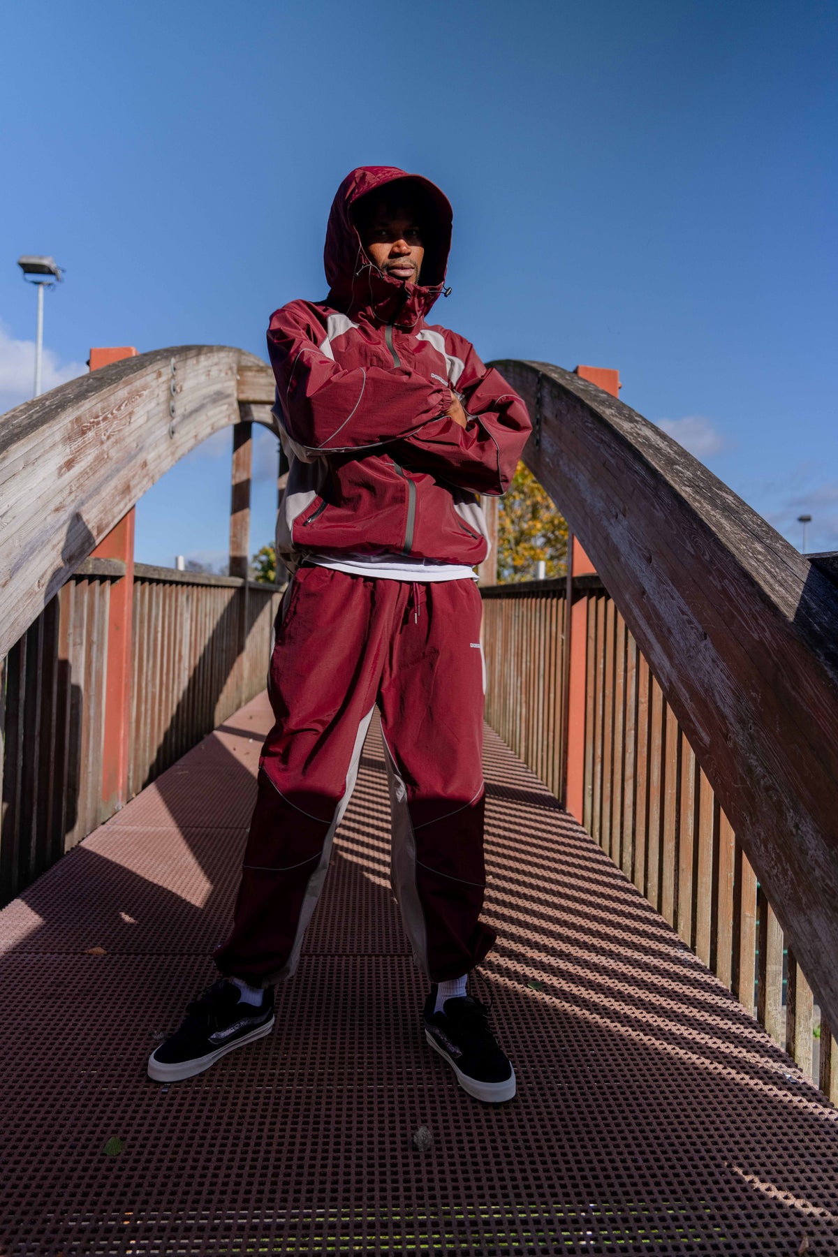 CONTOUR TECH JACKET — OXBLOOD