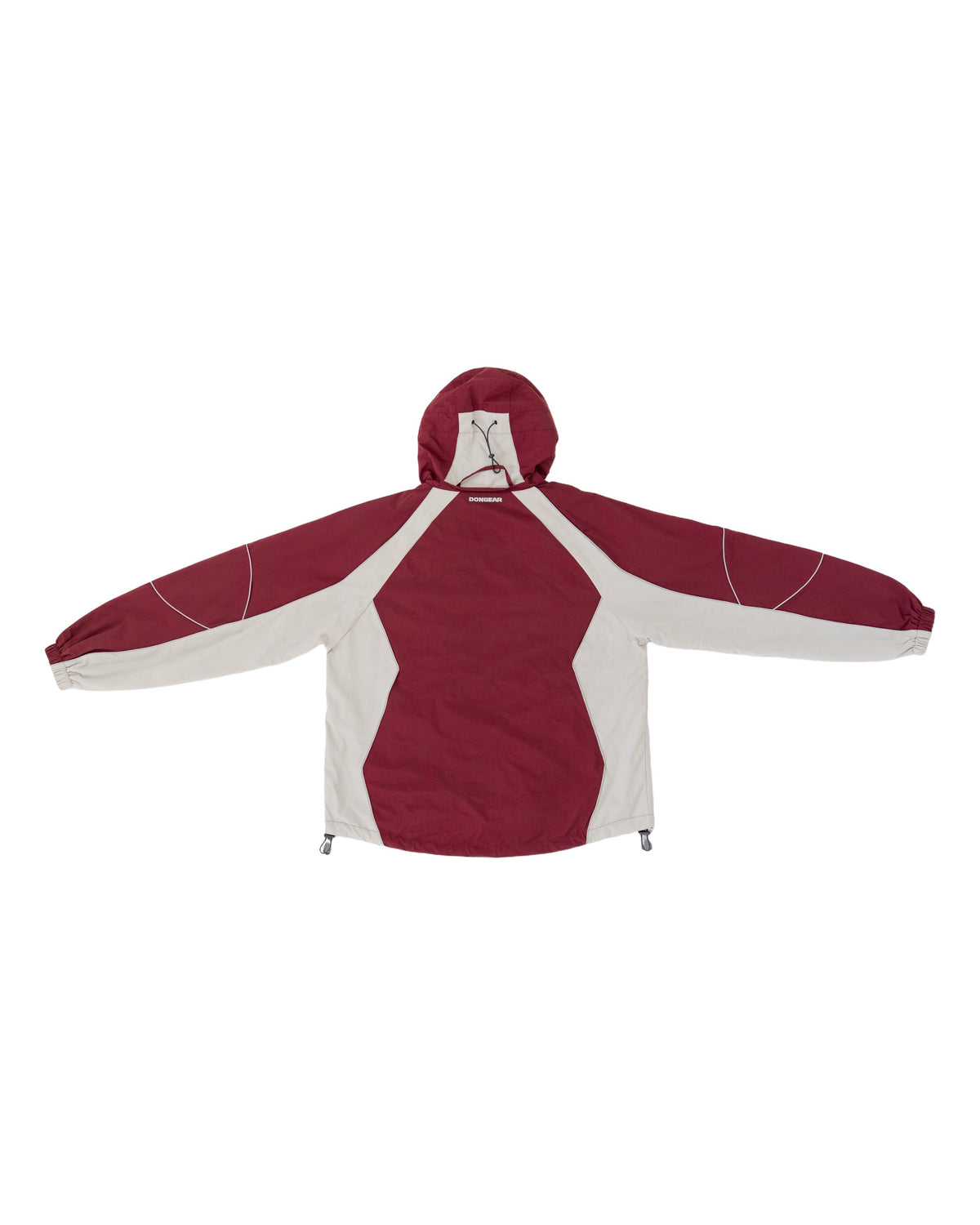 Contour Tech Jacket in Oxblood / Stone, back