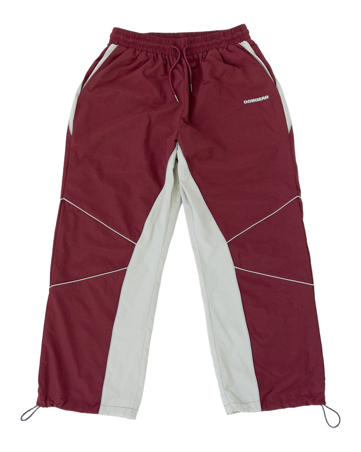 Contour Tech Pant in Oxblood / Stone, front