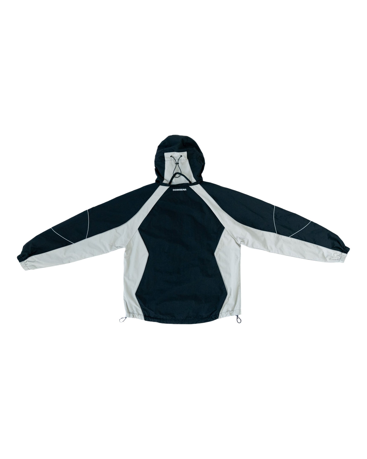 Contour Tech Jacket in Black / Stone, back