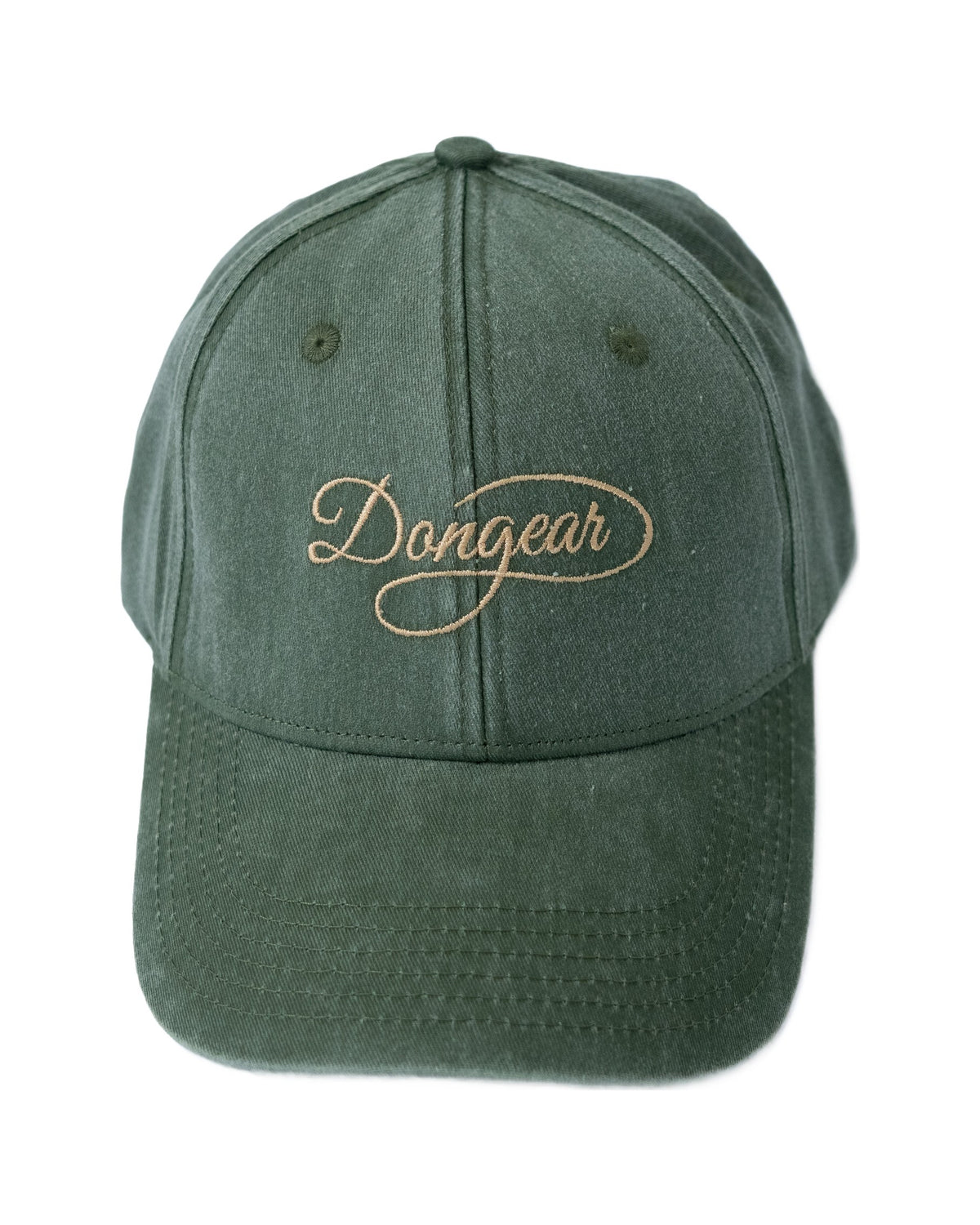 The Script Cap in Olive, front