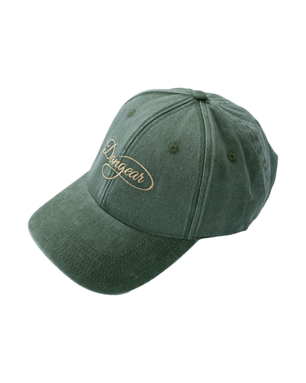 The Script Cap in Olive, side
