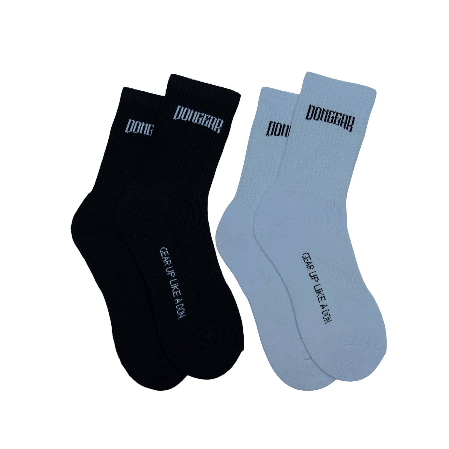 FOUNDATION CREW SOCKS (2 PACK)