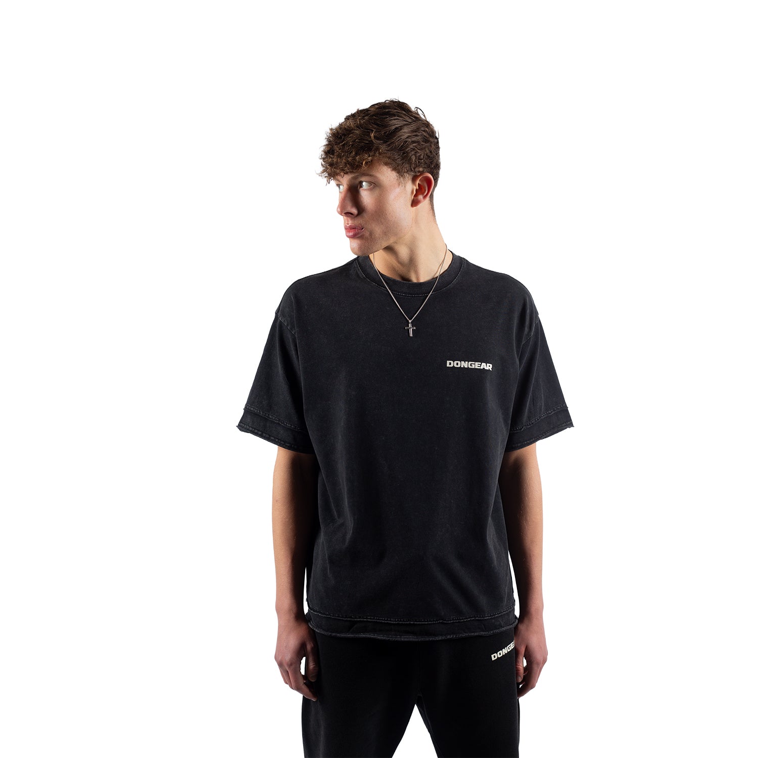 DonGear Heavyweight Vintage T-Shirt – Black