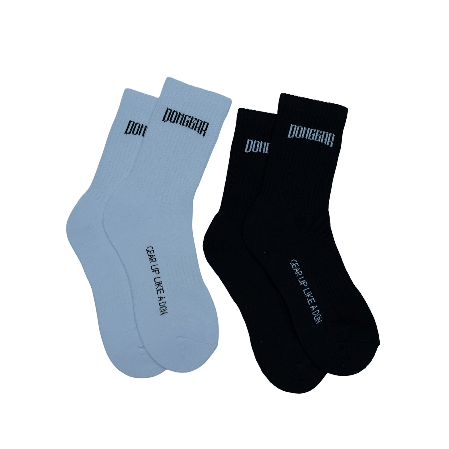 FOUNDATION CREW SOCKS (2 PACK)