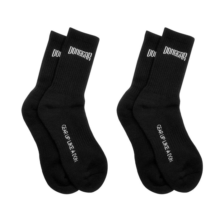 FOUNDATION CREW SOCKS (2 PACK)