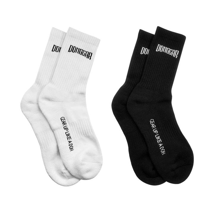 FOUNDATION CREW SOCKS (2 PACK)