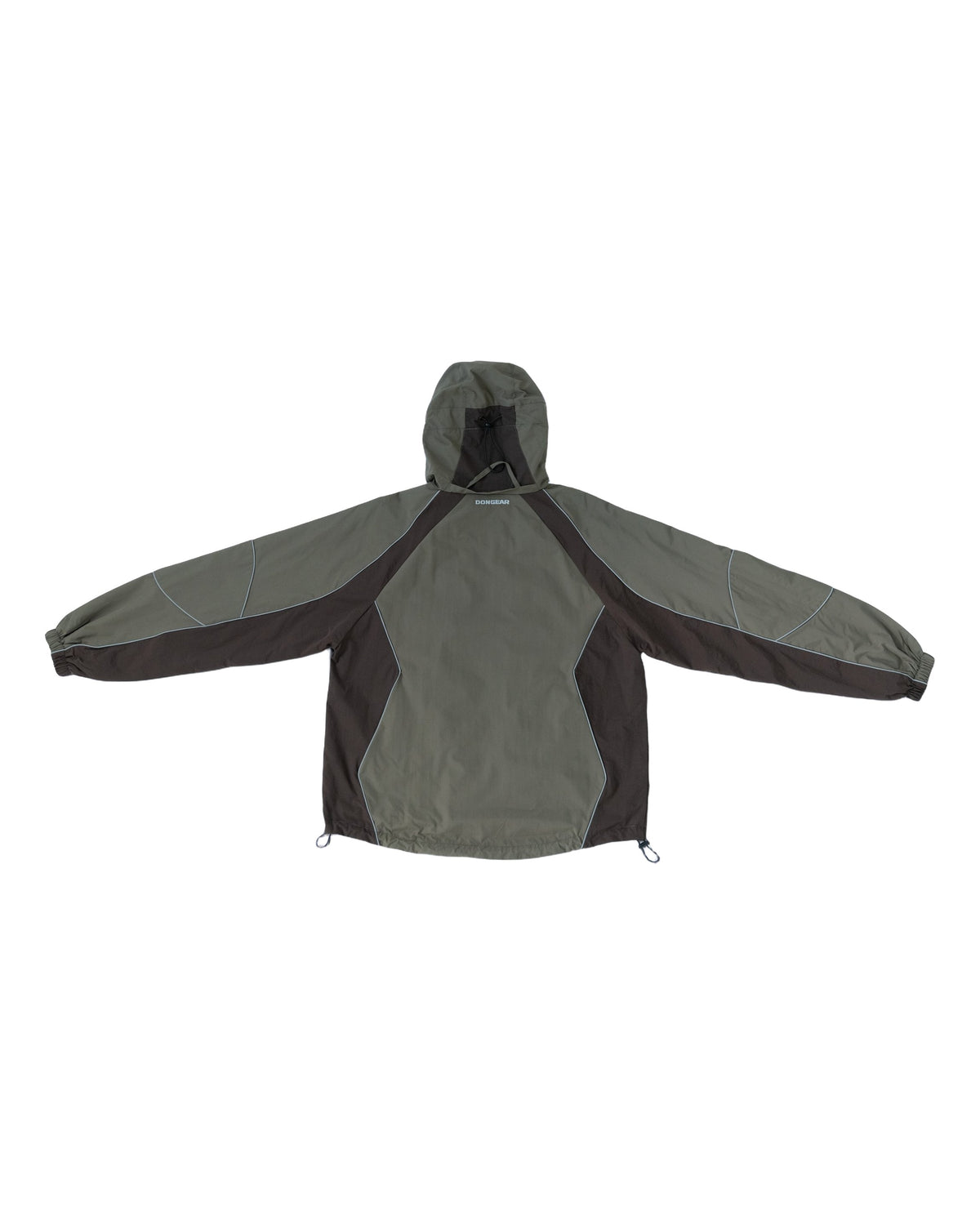 Contour Tech Jacket in Olive / Earth, back