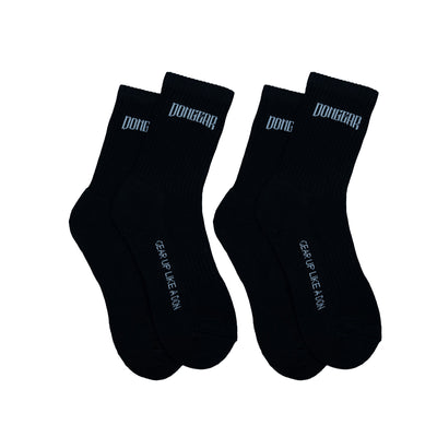 FOUNDATION CREW SOCKS (2 PACK)