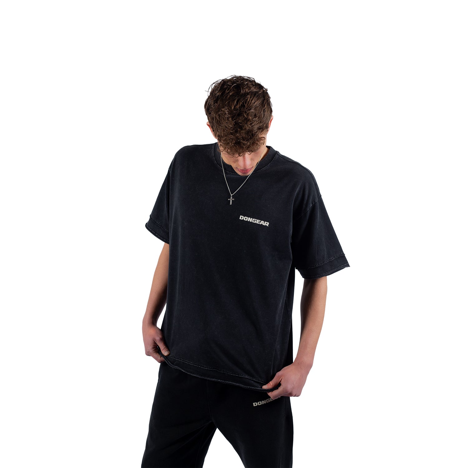 DonGear Heavyweight Vintage T-Shirt – Black