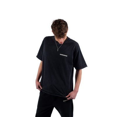 DonGear Heavyweight Vintage T-Shirt – Black