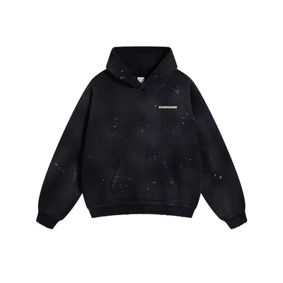 DonGear Washed Hoodie – Vintage Black