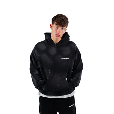 DonGear Washed Hoodie – Vintage Black