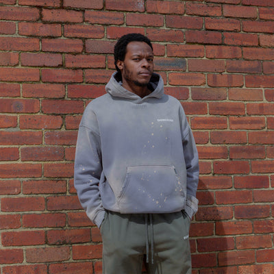 DonGear Washed Distressed Hoodie