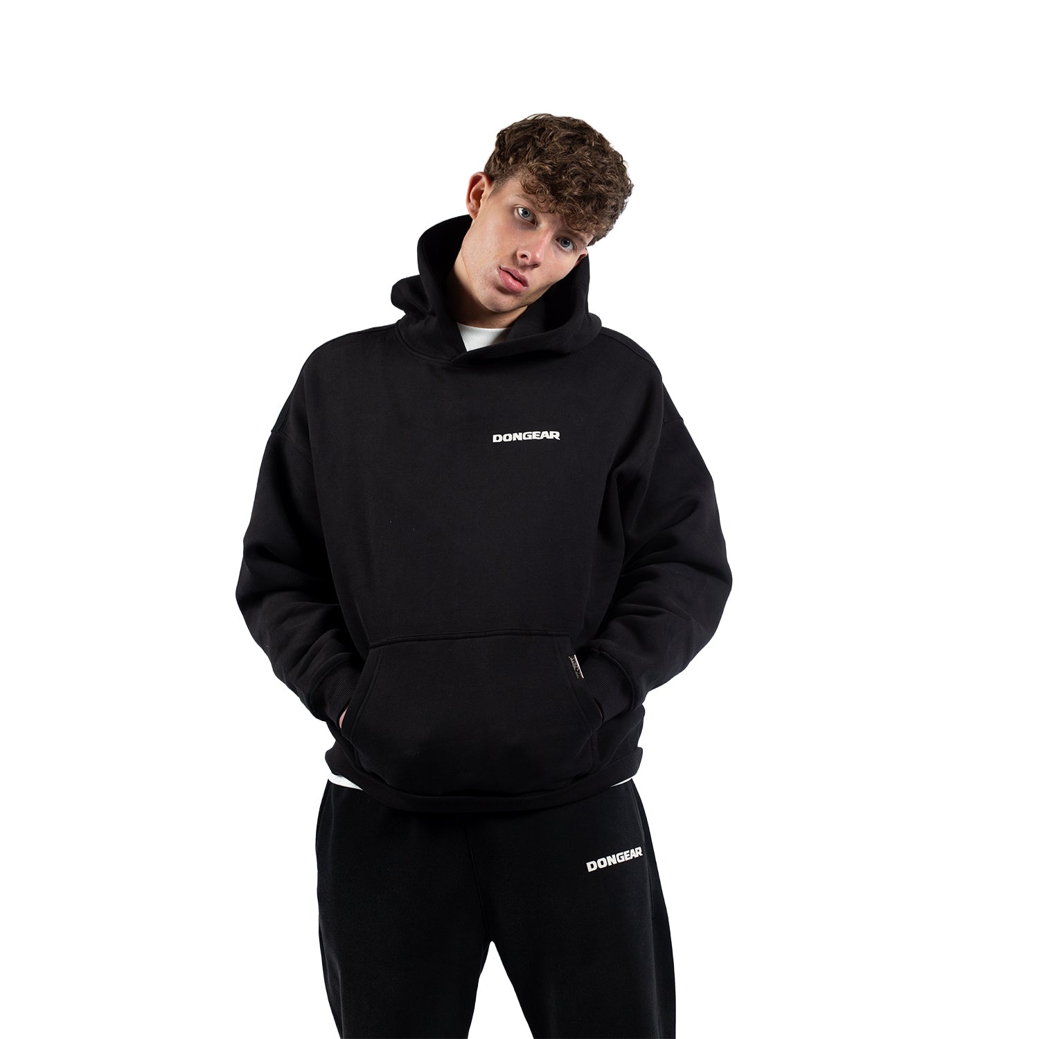 DonGear Essential Hoodie – Black