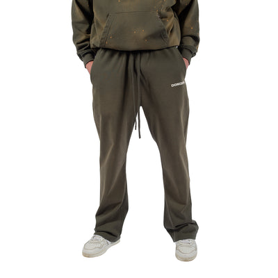 Don Gear Vintage Wash Pantalones de Chándal – Oliva