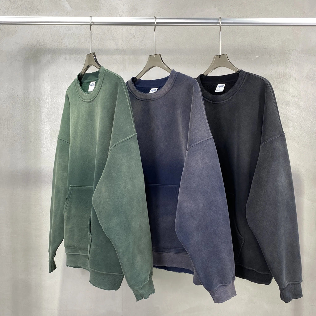 Spray-Dyed Crewneck Sweater