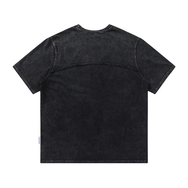 Geometric Splicing T-Shirt