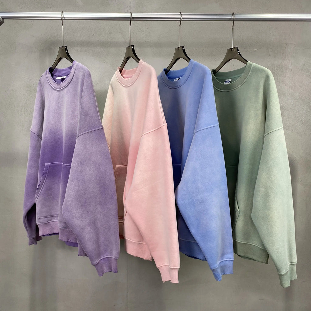 Spray-Dyed Crewneck Sweater