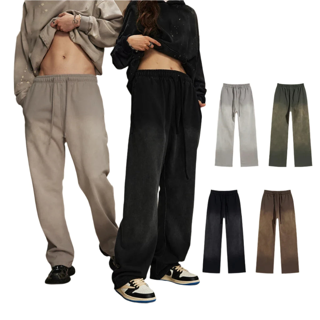 Spray-Dyed Sweatpants: Unique, Urban Style