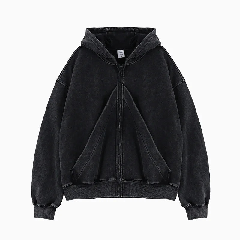 High-Neck Zip-Up Hoodie | Warmth Meets Style – Don Gear High-Neck Zip-Up Hoodie | Warmth Meets Style – Don Gear