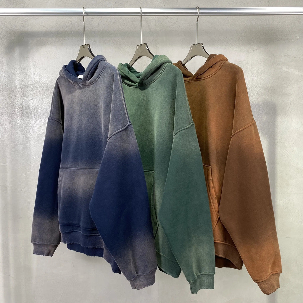 Premium Fleece Spray-Dyed Hoodie