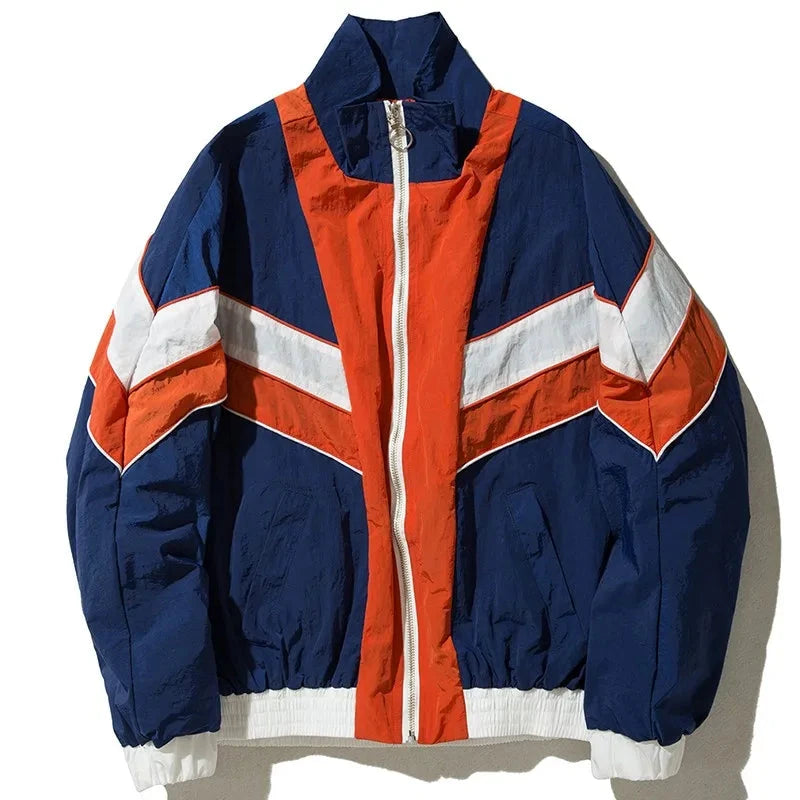 Multicolor windbreaker jacket best sale