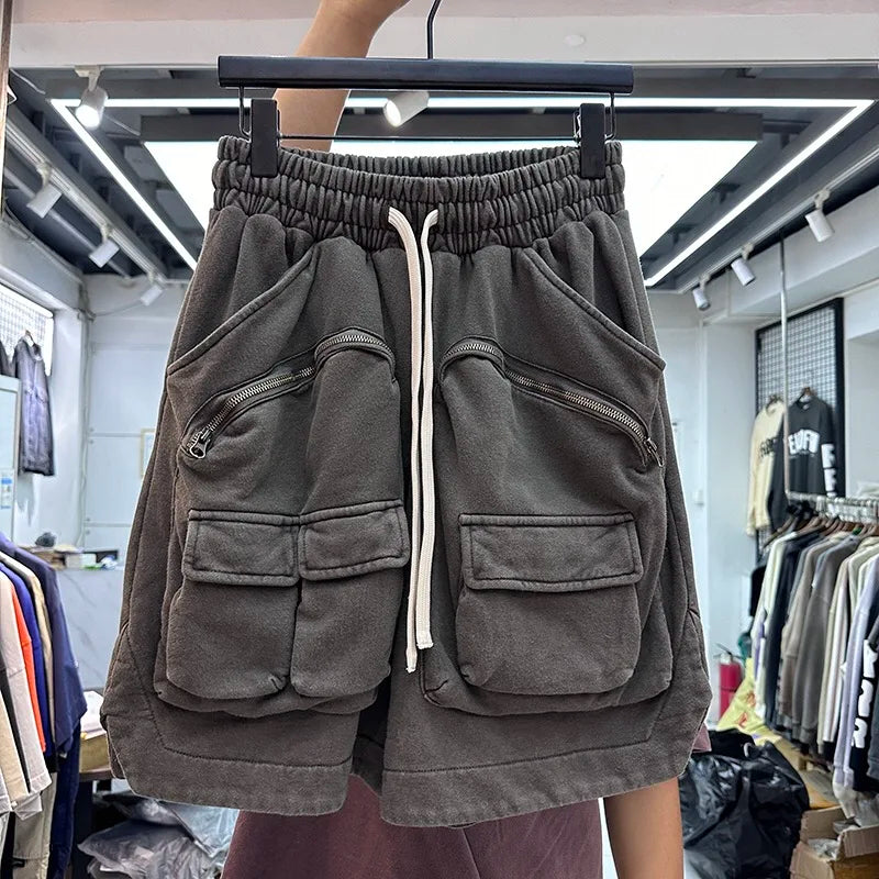 Tactical Heavy-Duty Multi-Pocket Zipper Shorts