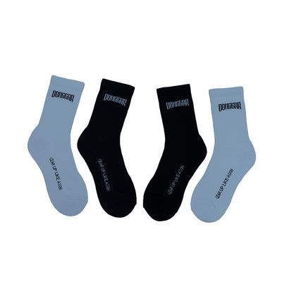 FOUNDATION CREW SOCKS (2 PACK)