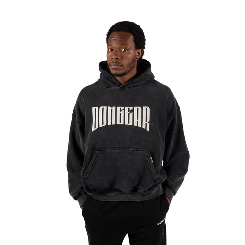 Don Gear Vintage Wash Hoodie – Black