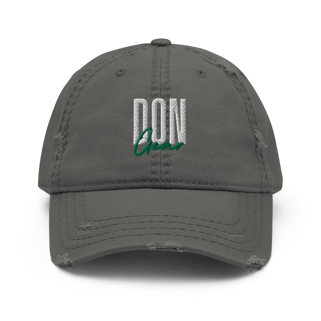 Don Gear Distressed Dad Hat | Charcoal Grey