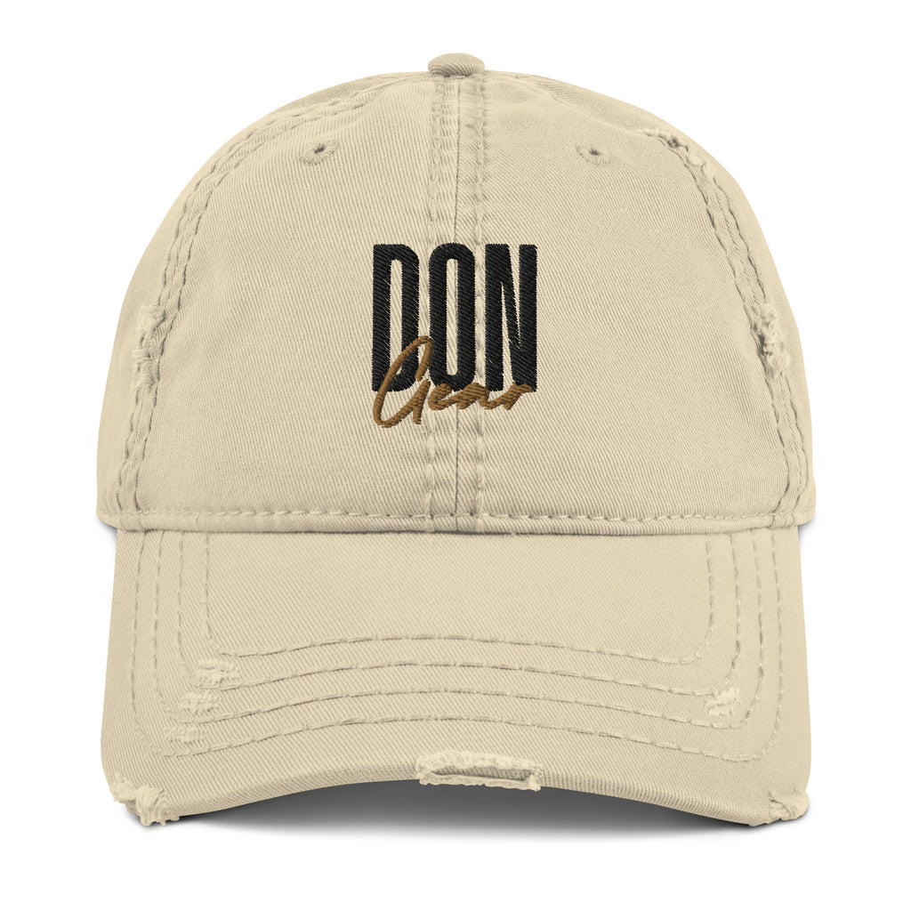 Don Gear Distressed Dad Hat | Khaki