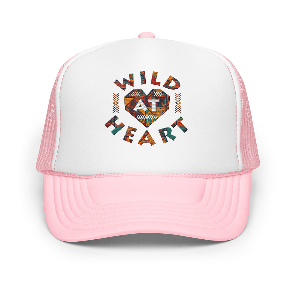 Don Gear Wild At Heart Foam Trucker Hat | Pink