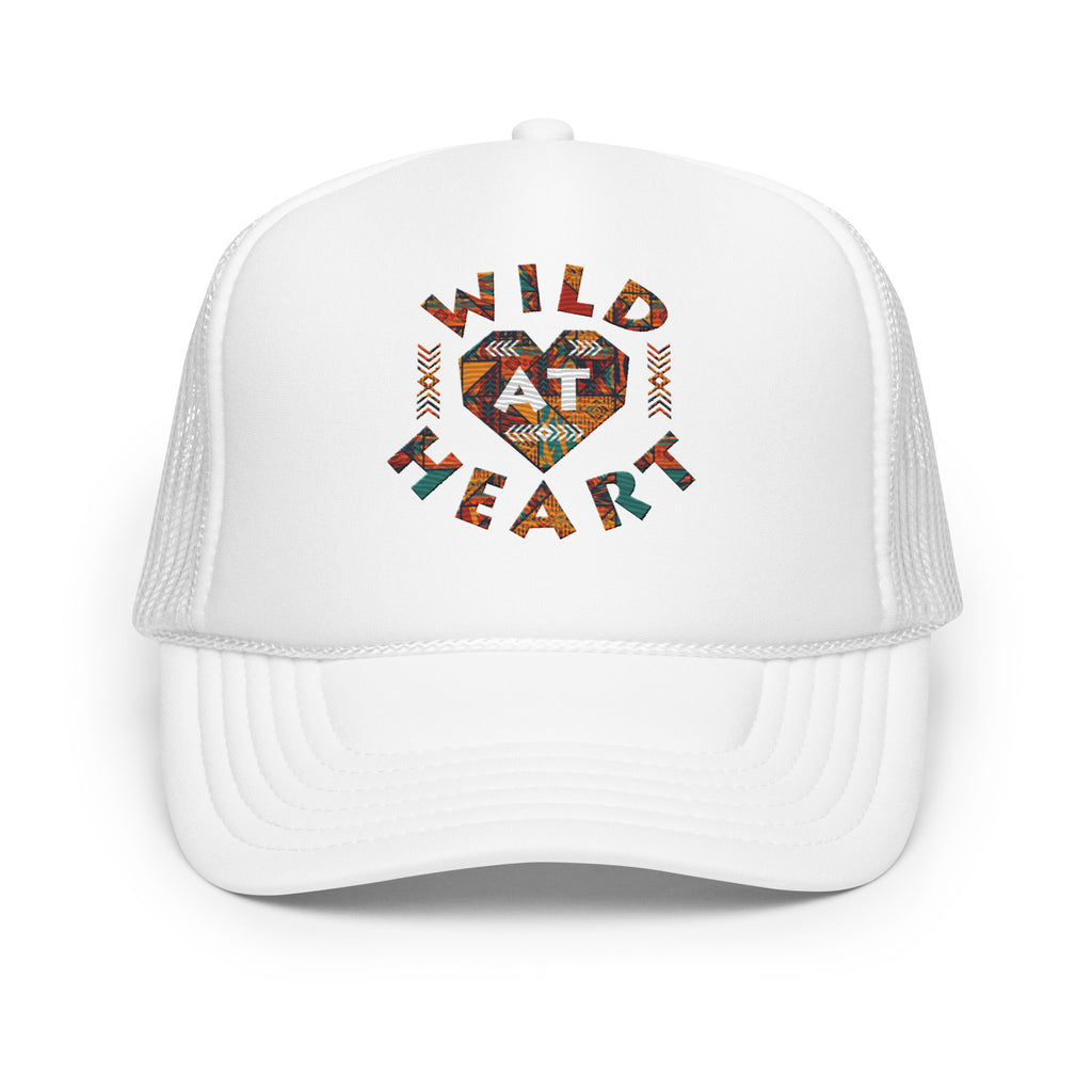 Don Gear Wild At Heart Foam Trucker Hat | White