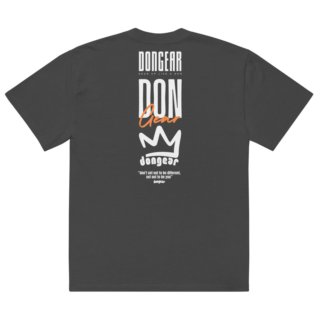 Don Gear Layering Essential Oversized T-Shirt | Faded Black - Don Gear