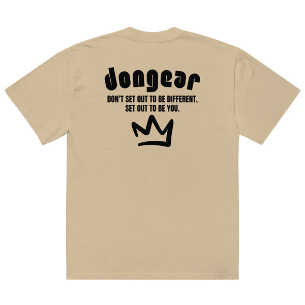 Don Gear Oversized Faded T-shirt | Faded Khaki
