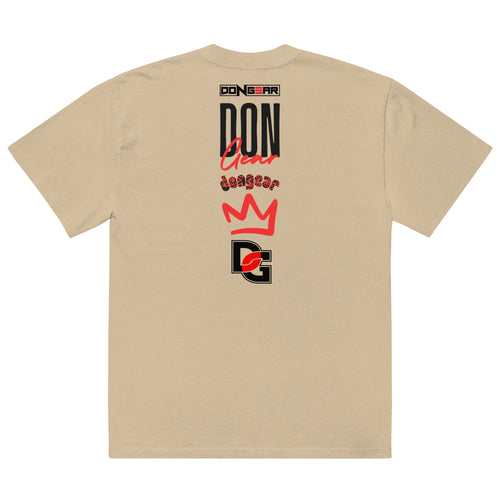 Don Gear Layering Essential Oversized T-Shirt | Faded Khaki - Don Gear