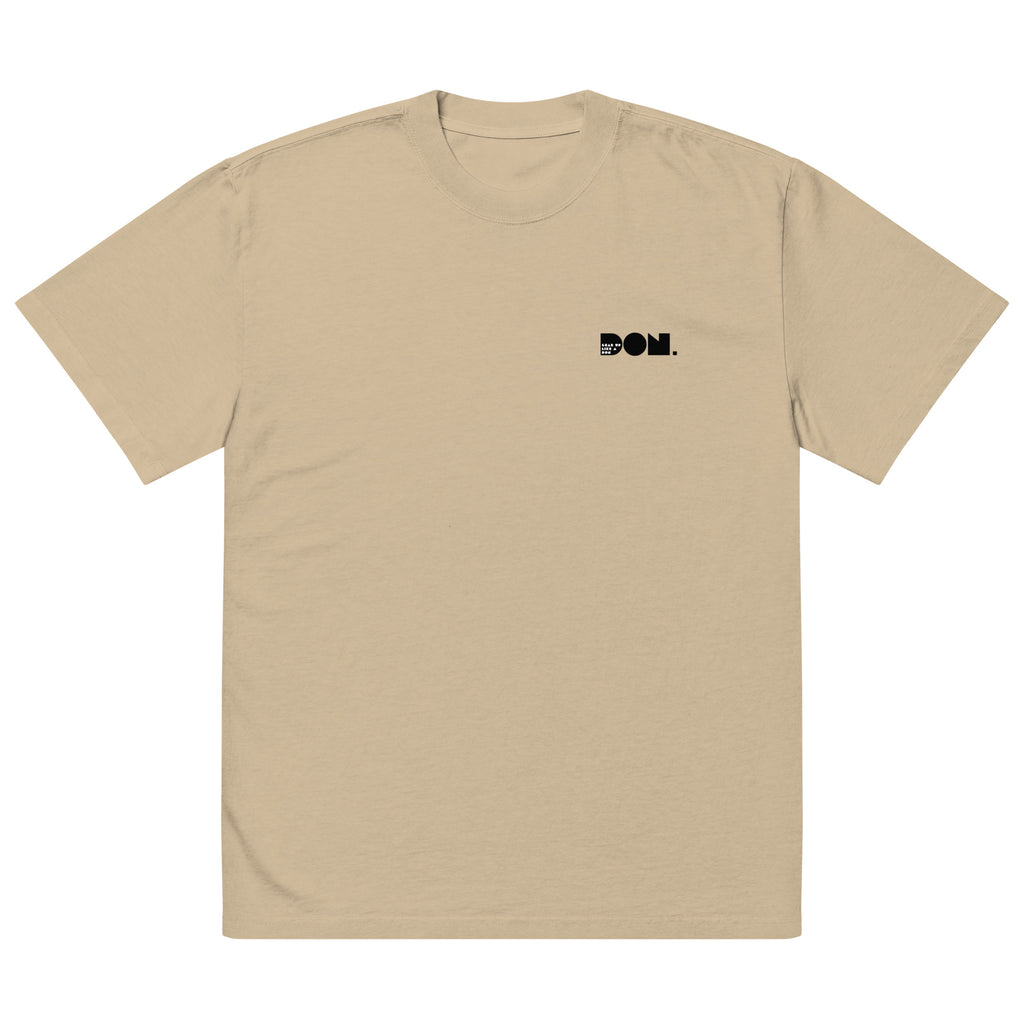 Don Gear Oversized Faded T-shirt | Faded Khaki