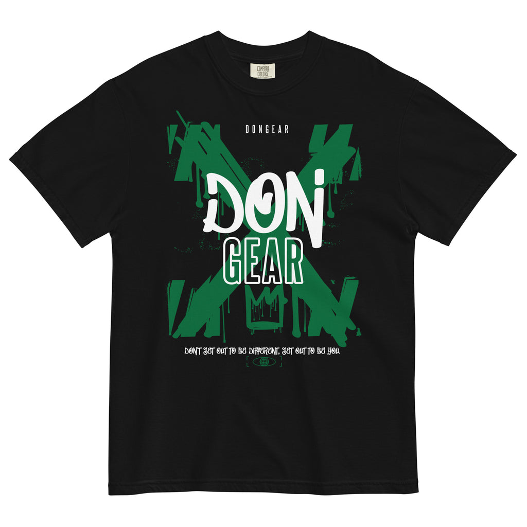 Don Gear Spray Paint T Shirt - Black