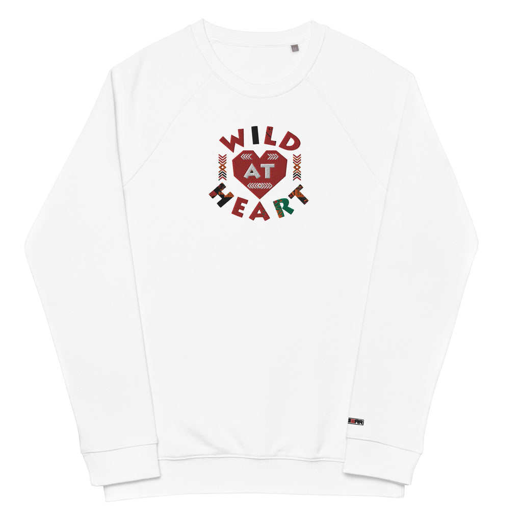Don Gear Wild At Heart Organic Raglan Sweatshirt