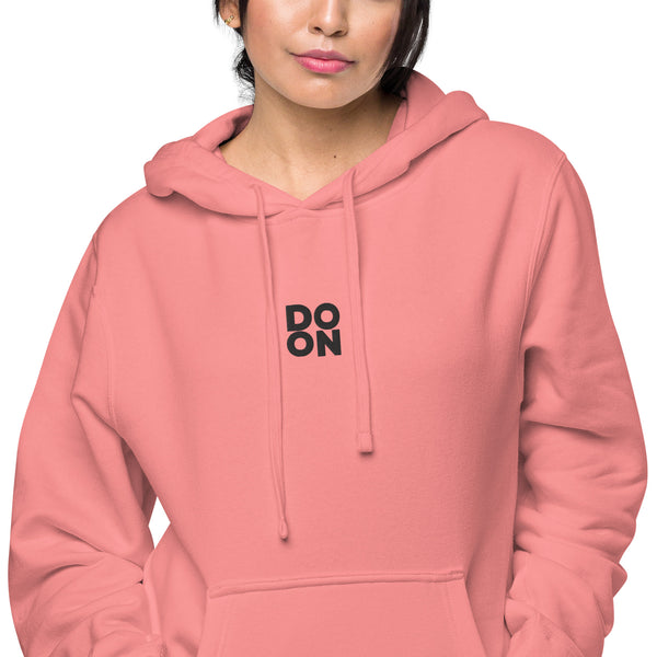 Don Gear Vintage Style Pigment-Dyed Hoodie | Pigment Pink